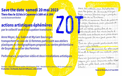 Actions artisitiques éphémères par ZOT