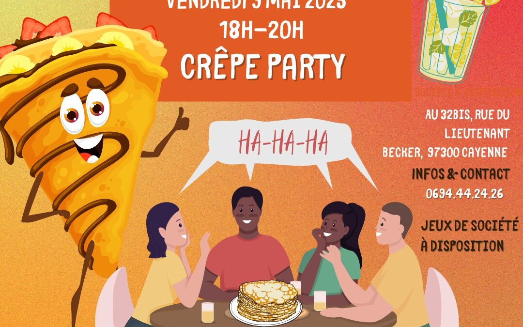 Soirée crêpe- Vendredi 09 mai 2025- 18h à 20h