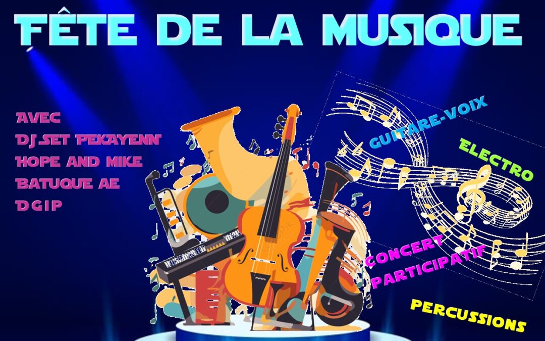 Fête de la musique-scène ouverte – 21 juin 2025