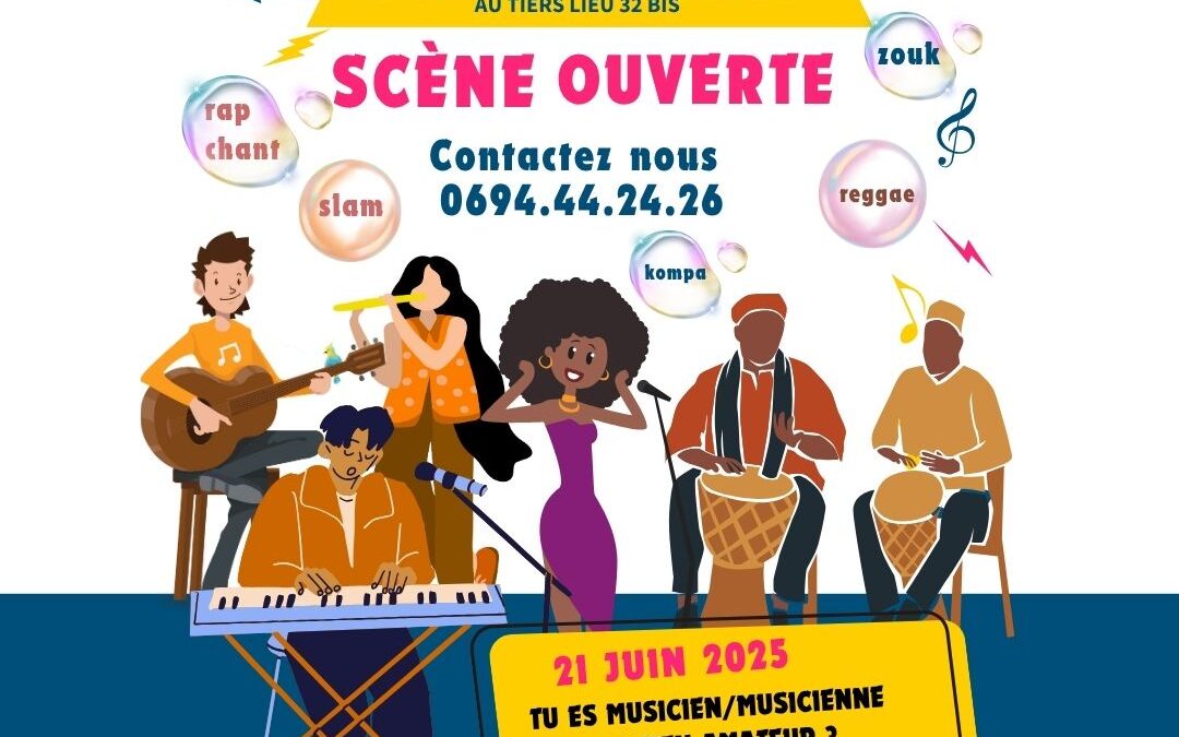Fête de la musique-scène ouverte – 21 juin 2025